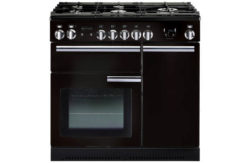 Rangemaster Professional 90cm Gas Range Cooker - Black